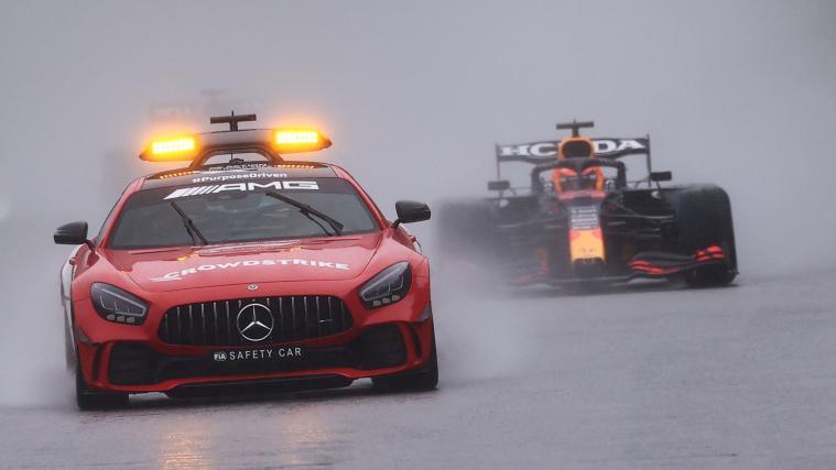 Das Safety Car stand beim Belgien-Grand-Prix mehrfach im Einsatz.