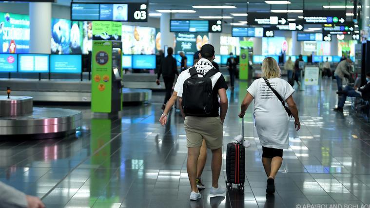 Der Flughafen in Wien.