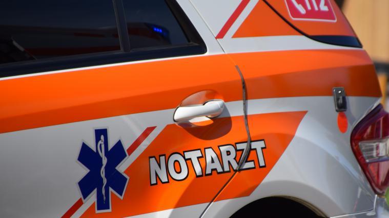 Der Notarzt stand im Einsatz.