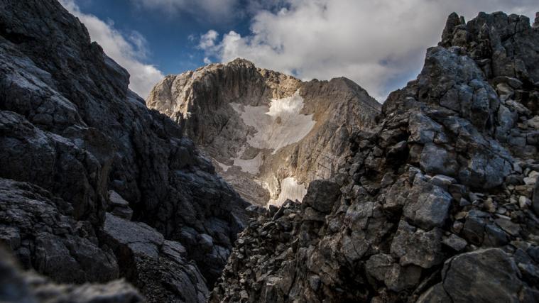 Der Zustand des Calderone-Gletschers im Gran-Sasso-Massiv in den Abruzzen ist besorgniserregend.