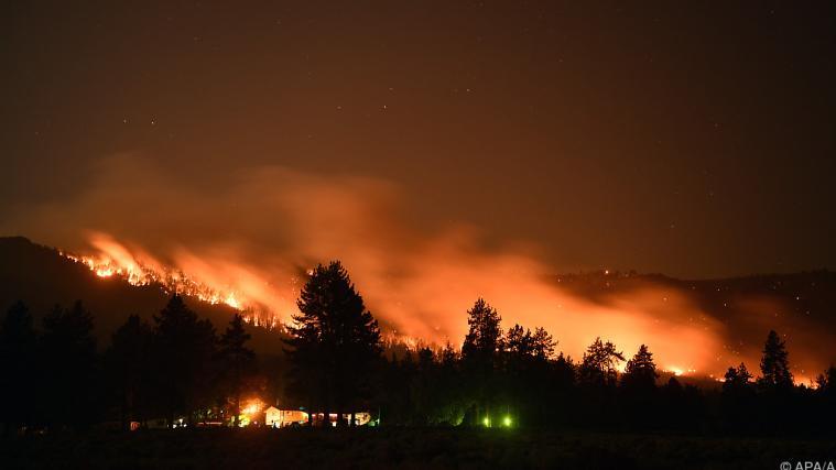 Die Waldbrände in Kalifornien breiten sich aus.