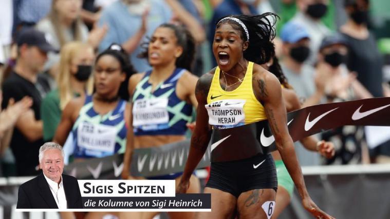 Elaine Thompson-Herah lief eine Fabelzeit über 100 Meter.