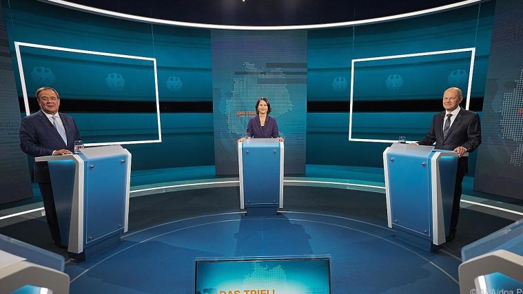 Erster gemeinsamer TV-Auftritt im Wahlkampf.