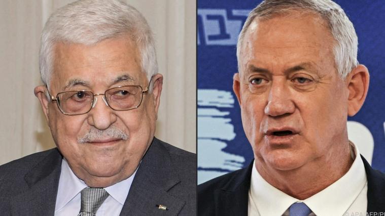 Mahmoud Abbas und Benny Gantz führten ein Gespräch.