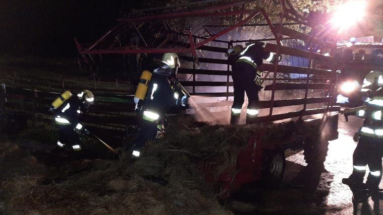 Mehrere Wehrleute standen im Einsatz.