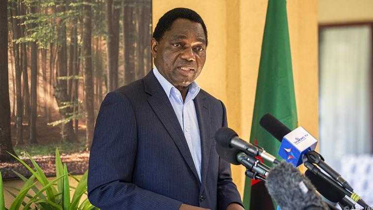 Wahlsieger Hakainde Hichilema.