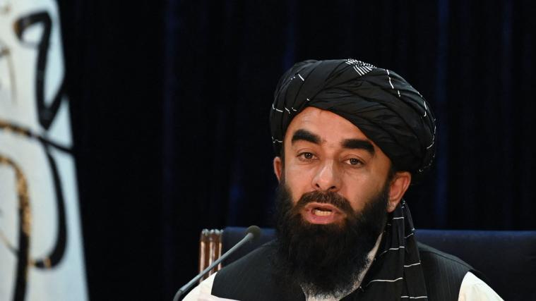 Die Taliban, im Bild ihr Sprecher Zabihullah Mujahid, verkündeten ihre Regierung.