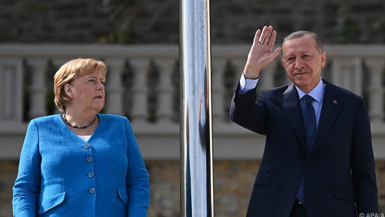 Merkel bei Erdogan.