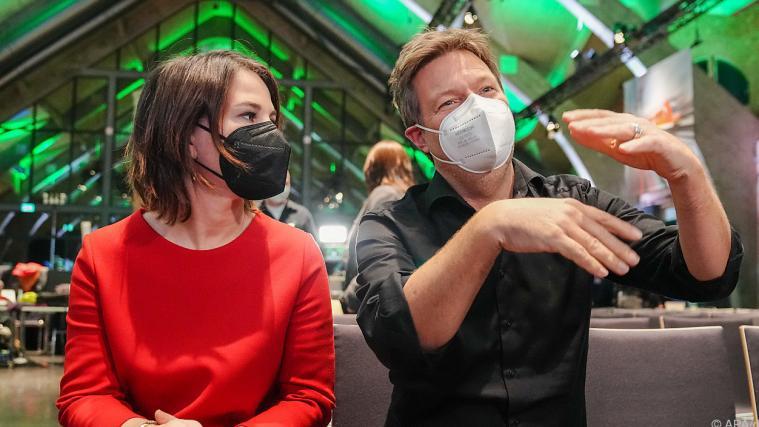Die Spitze der deutschen Grünen: Annalena Baerbock und Robert Habeck.