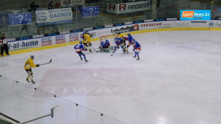 Beim Sieg im Tiroler Derby gegen Innsbruck (4:2) konnte sich der HC Pustertal nicht nur auf seine Stärken im Powerplayspiel verlassen, sondern auch auf seinen Schlussmann Tomas Sholl bauen. Hier gibt es die Highlights.