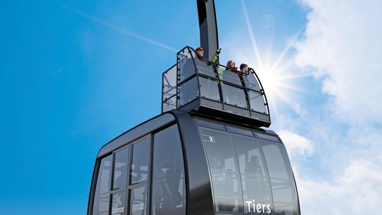 Cabrio Seilbahn Tiers
