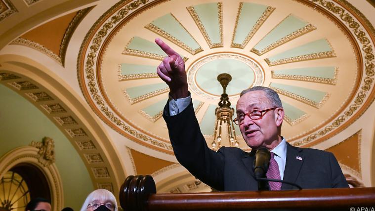 Der Mehrheitsführer im US-Senat, Chuck Schumer.