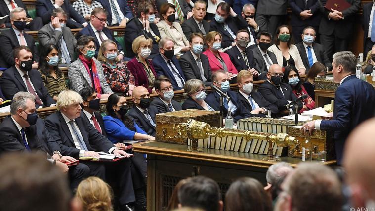 Die Debatte im britischen Parlament war emotional.