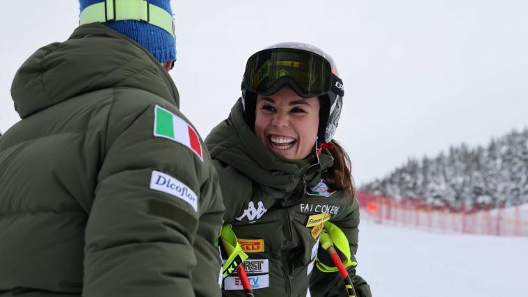 Hat gut lachen: Nicol Delago hat in Lake Louise ein ordentliches Comeback gefeiert.