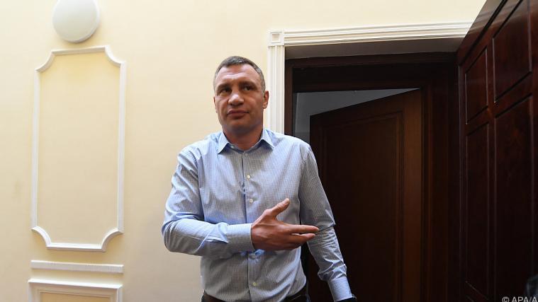 Klitschko stellt seine Stadt auf Angriff von Putin ein.