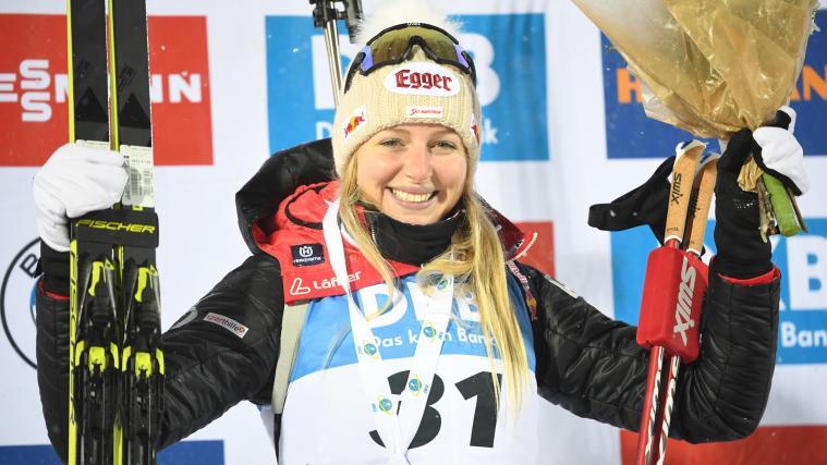 Lisa Theresa Hauser holte sich den Sieg im Sprint.