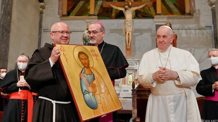Papst Franziskus auf Besuch in Nikosia (Zypern).