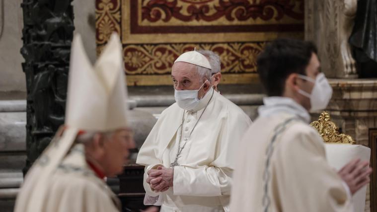Papst Franziskus leitete die Vesper nicht.