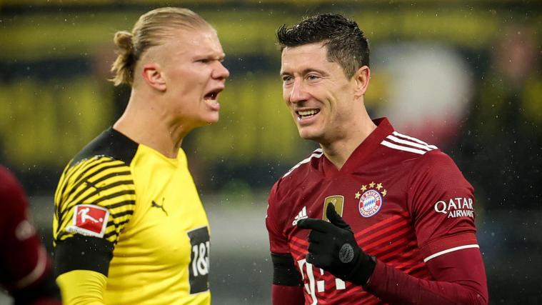 Standen wieder einmal im Mittelpunkt: Erling Braut Haaland und Robert Lewandowski.