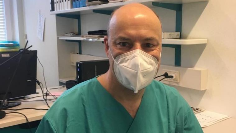 Dr. Matthias Bock, Primar der Meraner Covid-Intensivstation.