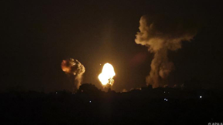 Israelische Luftschläge gegen Gaza.
