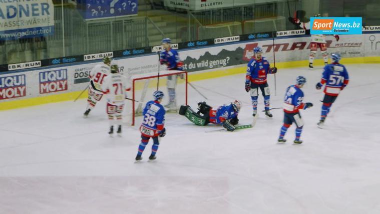 Der HCB Südtirol Alperia hat sich in der ICE-Tabelle auf Platz 2 vorgeschoben. Gegen Innsbruck feierten die Foxes am Dienstagabend einen ungefährdeten 4:1-Sieg, wobei die Haie ihrerseits in den ersten Minuten gleich zwei Geschenke verteilten. Die besten Szenen gibt es hier im Video.
