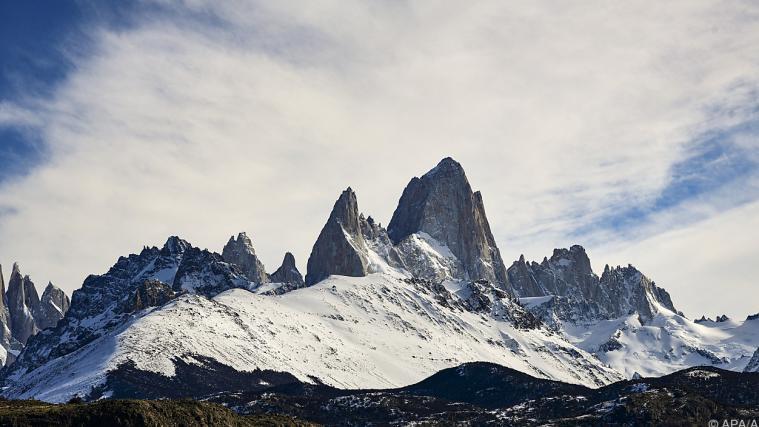 Unglücksort befindet sich in der Nähe des patagonischen Fitz Roy.