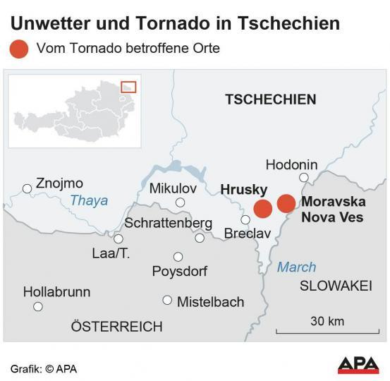 Tornado Tschechien : E3ndcmagikjzrm / An der grenze zu österreich: